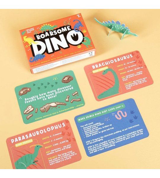 Gift Republic Roarsome Dino triviakaarten voor kids