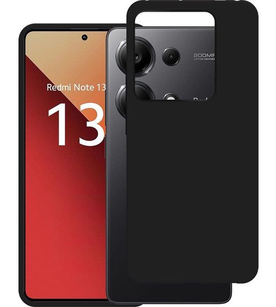 Just in Case Soft Design Xiaomi Redmi Note 13 Pro 5G Back Cover Zwart