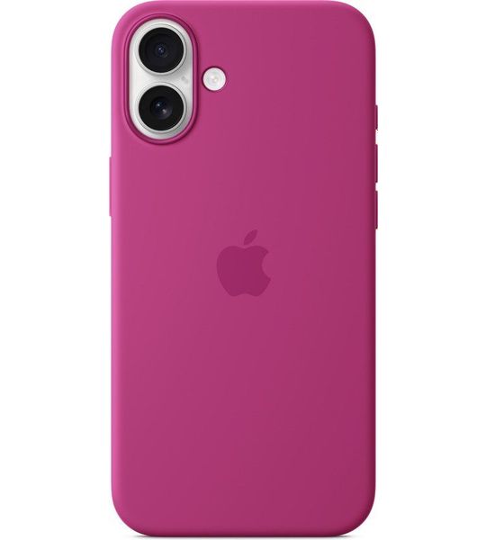Apple Silicone Magsafe Cover Voor Apple Iphone 16 Plus Fuchsia
