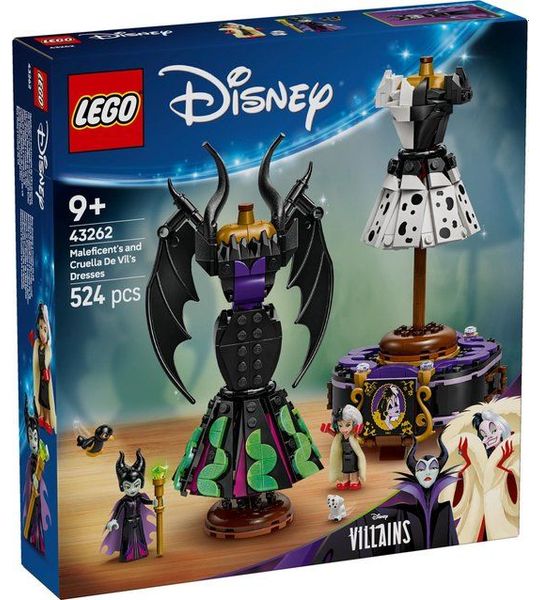 LEGO® Disney Villains - De jurken van Maleficent en Cruella De Vil - 43262