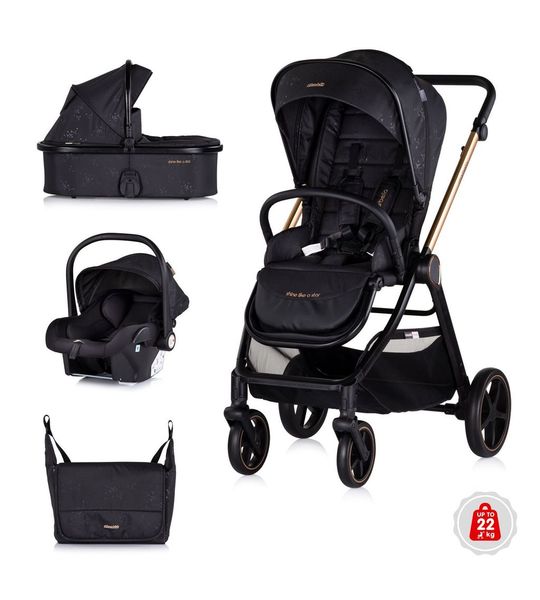 Kinderwagen Chipolino Marbella 3-in-1 Blackberry