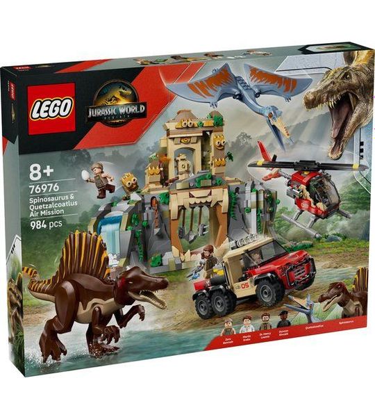 LEGO® Jurassic World Spinosaurus en Quetzalcoatlus Luchtmissie - 76976
