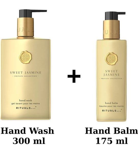 Rituals - Sweet Jasmine - Hand Wash 300 ml + Hand Balm 175 ml - New Design