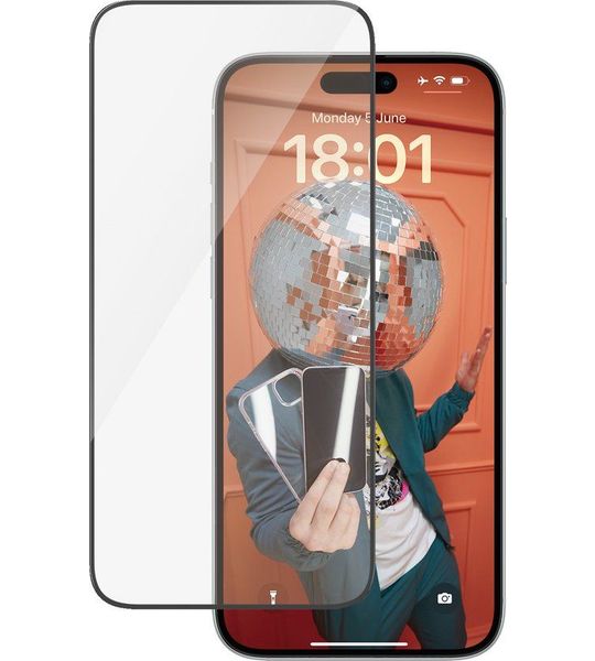 Panzerglass screenprotector Apple iPhone 2023 6.7 inch - UWF - Black