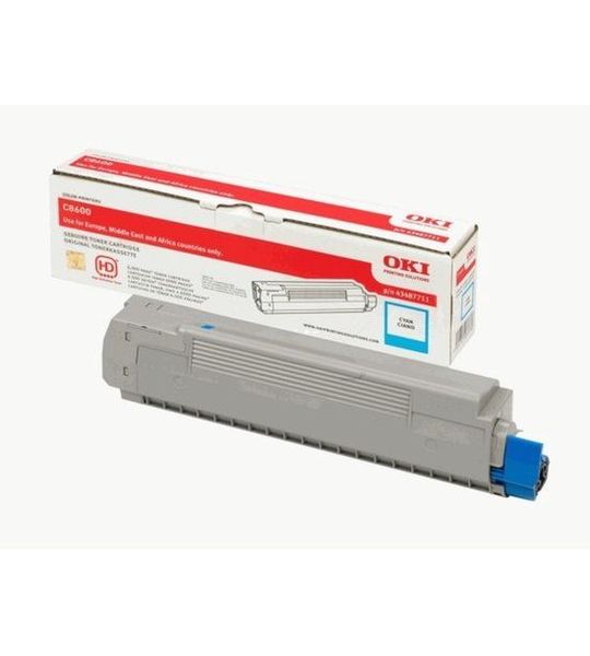 Oki C8600 / C8800 Toner cyaan