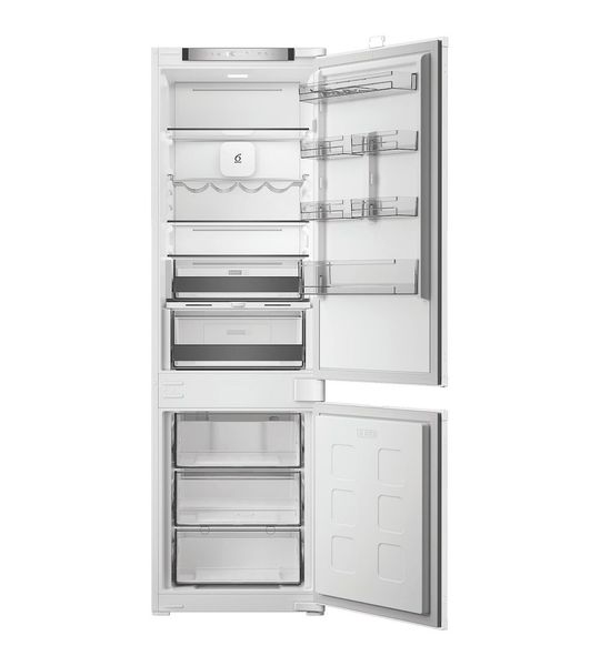 Whirlpool WHK2 5293 B5E Koelkast met vriesvak Zilver