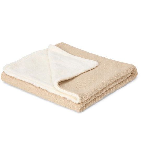 Deken Wieg Little Dutch Pure Beige Gebreid Fleece