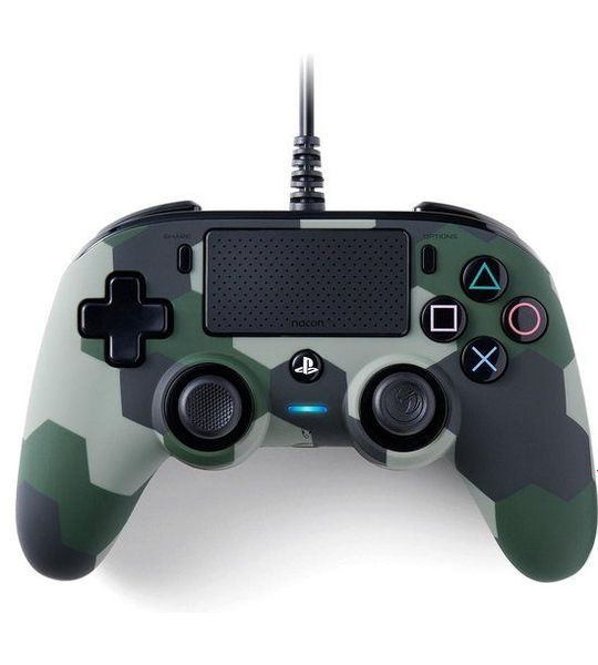 BigBen Nacon Wired Compact Controller voor de Playstation 4 Camo Groen