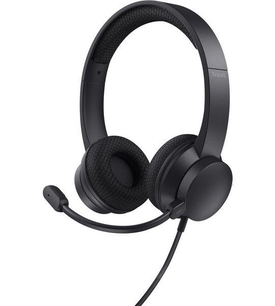 Trust HS-260 USB-ENC Headset Zwart