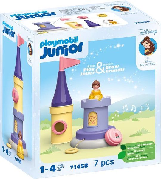 PLAYMOBIL Junior & Disney: Belle's speeltoren met melodie - 71458