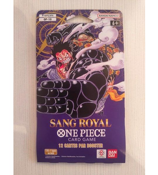 Blister One Piece Op10 Sang Royal 12 cartes version française