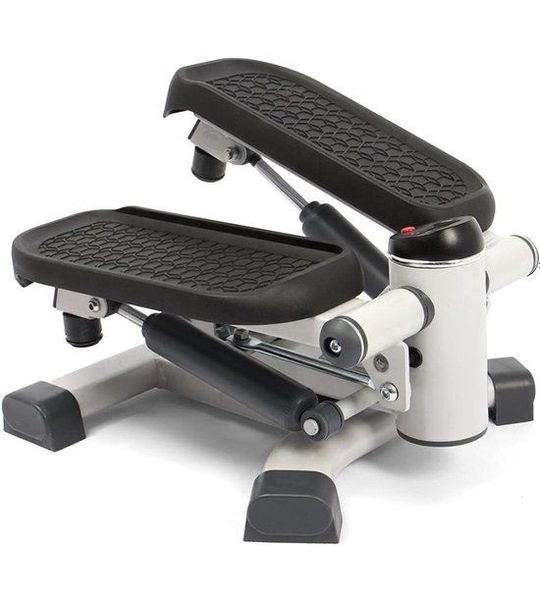 CRLYN® Stepper Fitness - Hometrainer - Crosstrainer Mini - Zwart en Wit