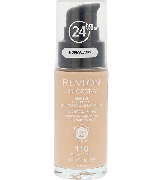 Revlon Colorstay Make-up for Normal/Dry skin met pomp No. 110 - Ivory
