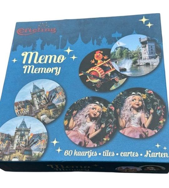 Efteling Memory - Kaartjesspel met 60 kaartjes - Sprookjes & Attracties
