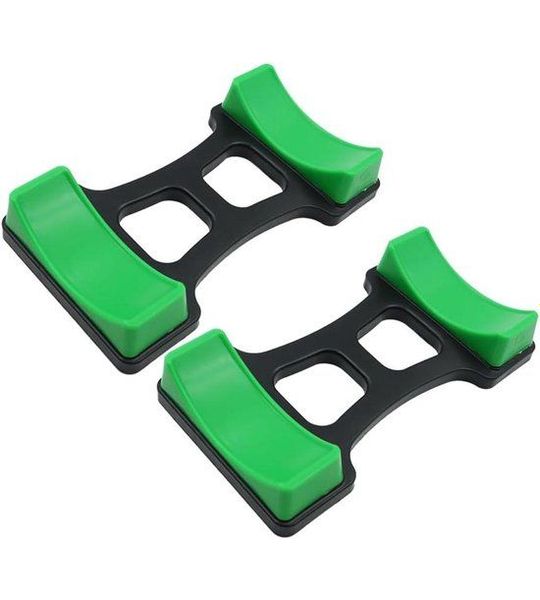 2 stuks halters voor thuis fitness met vloerbescherming en opslag