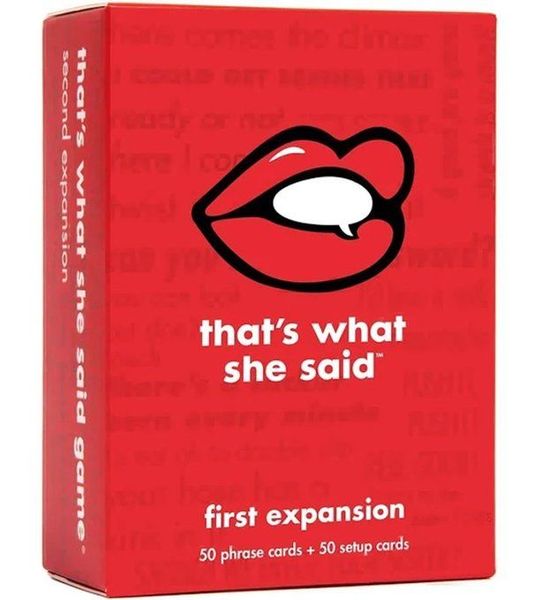 That's What She Said First Expansion Card Game