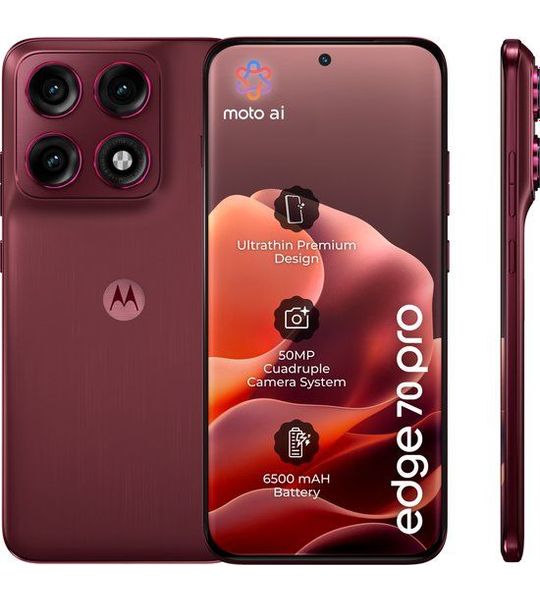 Motorola Edge 70 Pro 256GB Rood 5G