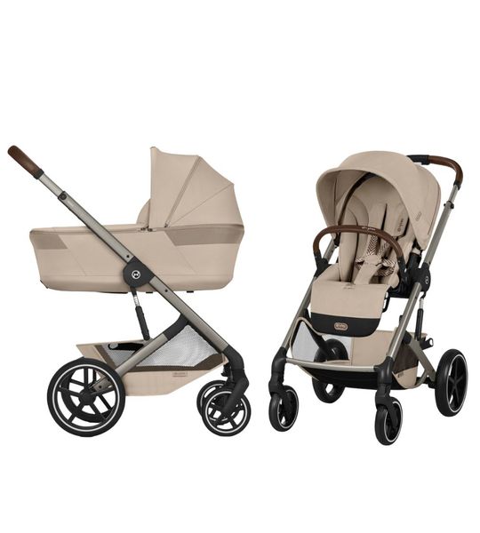 Kinderwagen Cybex Balios S Lux Almond Beige/Beige incl. Foldable Carrycot