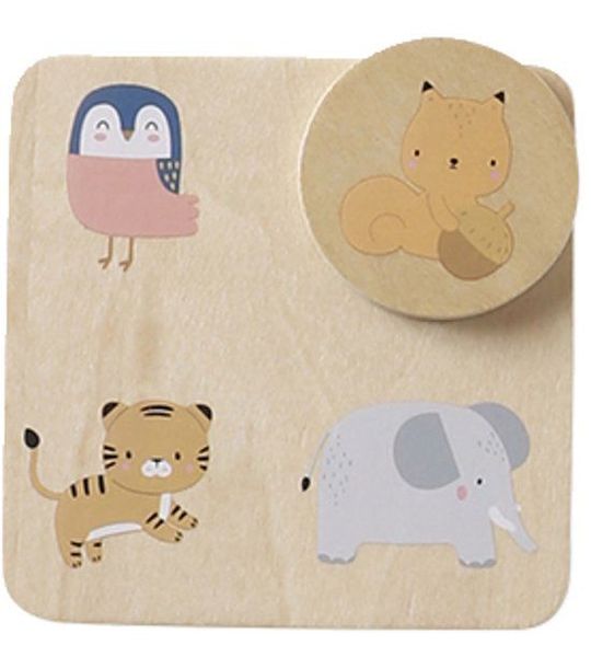 Vertbaudet Lotto met houten dieren FSC®