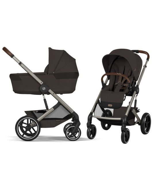 Kinderwagen Cybex Balios S Lux Chocolate Brown/Brown incl. Foldable Carrycot