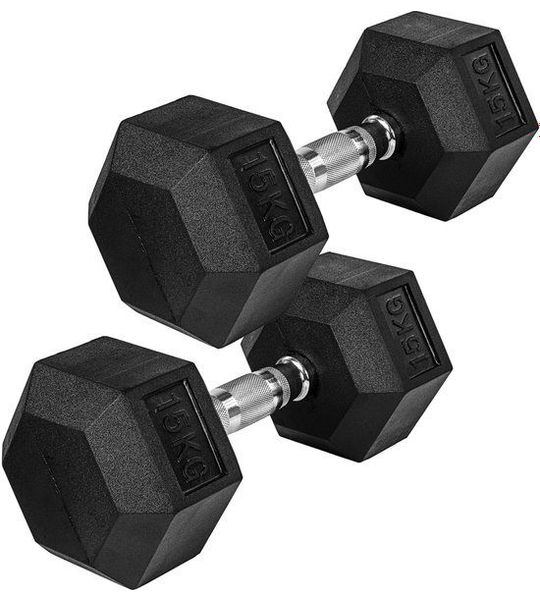 Hexagon Dumbellset 30 kg - 2 x 15 kg