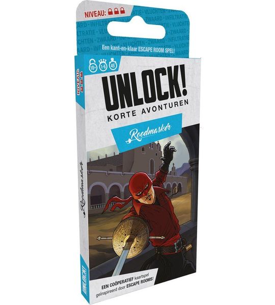 Unlock! Korte Avonturen Roodmasker - Nederlandstalig Kaartspel