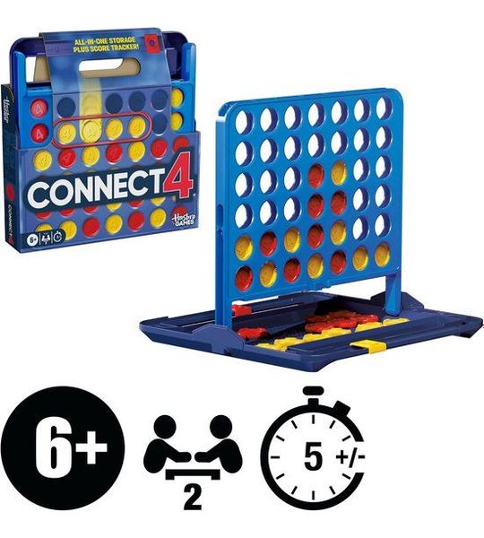 Hasbro Connect 4 - Logisch Spel - Walizka - G1500
