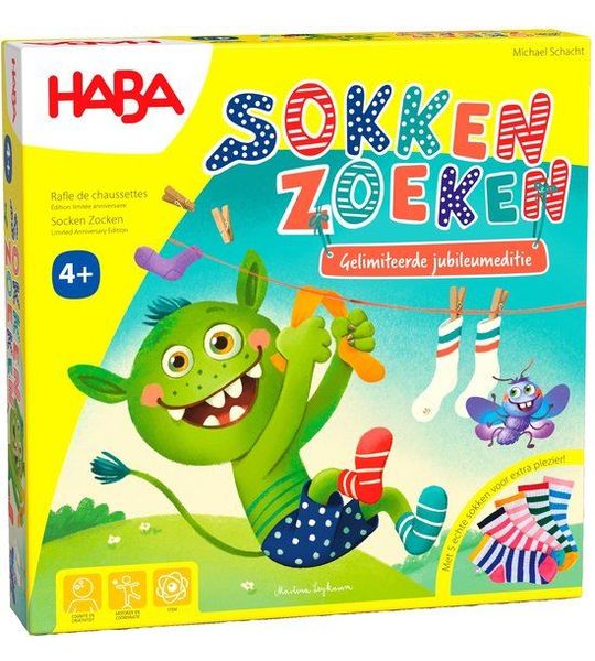 Haba spel [4 jaar +] Sokken zoeken jubileum editie