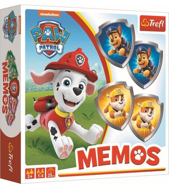 Paw Patrol memo 3+