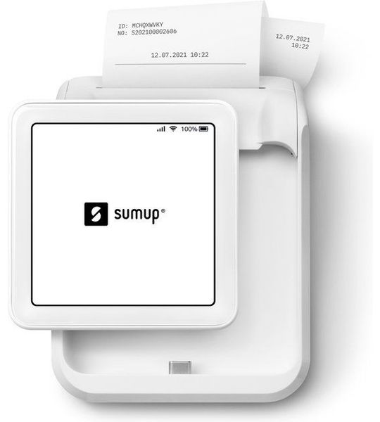 SumUp Solo Mobiel Pinapparaat + Oplaadstation met Printer