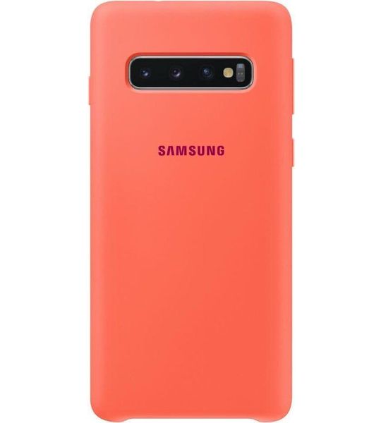 Samsung Galaxy S10 Silicone Cover Roze