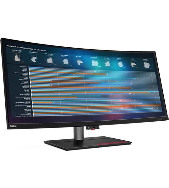Lenovo P40w 39.7 inch Monitor Zwart