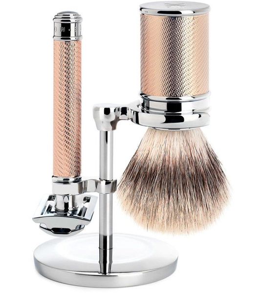 MÜHLE Scheerset Traditional - Safety razor - Fibre - Rosegold