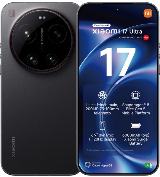 Xiaomi 17 Ultra 512GB Zwart 5G