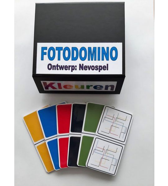 Denkspel voor mensen met dementie FotoDomino Kleuren