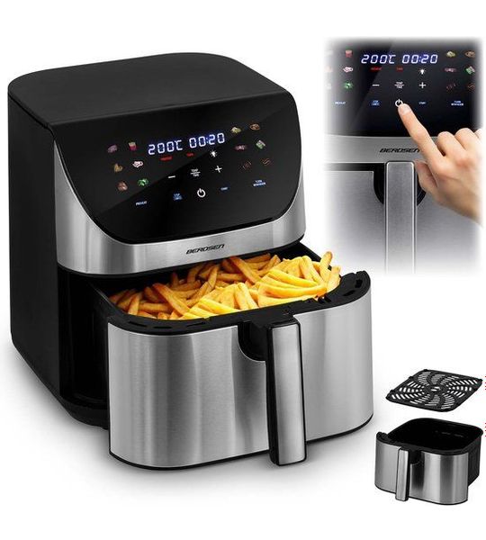 Berdsen BD-659 Serie - Airfryer - 1700W - 8L - Zilver