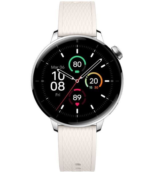 OnePlus Watch 3 43mm - Silver Steel Smartwatch Wit