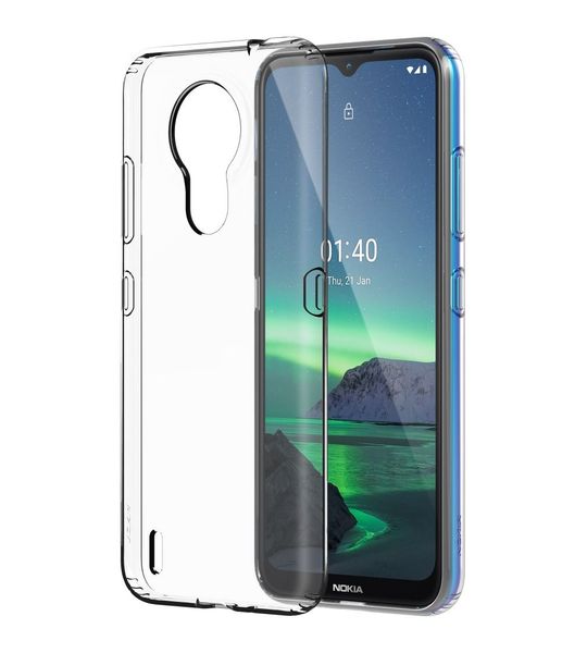 Nokia clear case voor Nokia 1.4 Telefoonhoesje Transparant