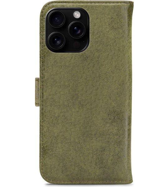 Mystyle Flex Wallet Telefoonhoesje Voor Apple Iphone 16 Pro Olive