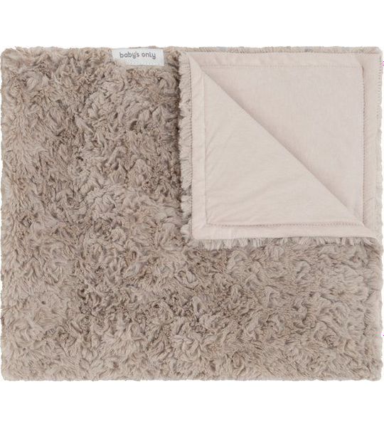 Deken Ledikant Baby's Only Snow Taupe