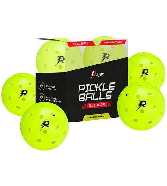 Rayox Pickleballballen 4 Eenheden Geel
