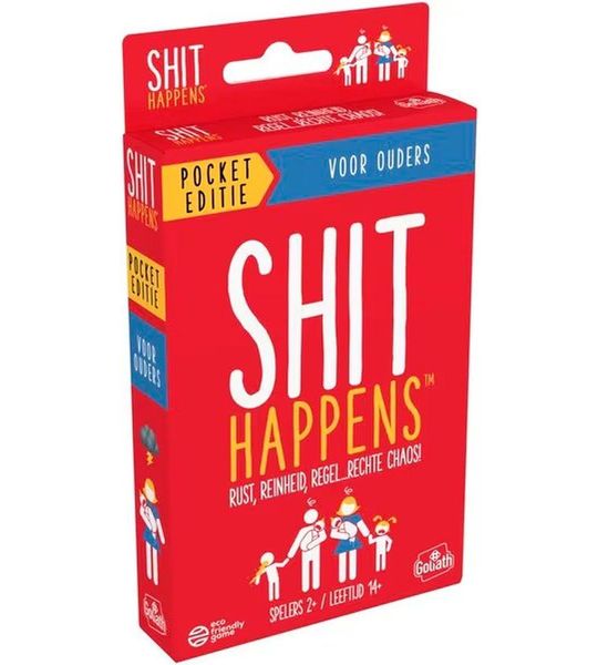 Goliath Shit Happens Kaartspel de Krankzinnige Oudereditie
