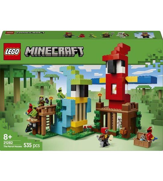 LEGO® Minecraft® De Papegaaienhuizen Bouwset - 21282