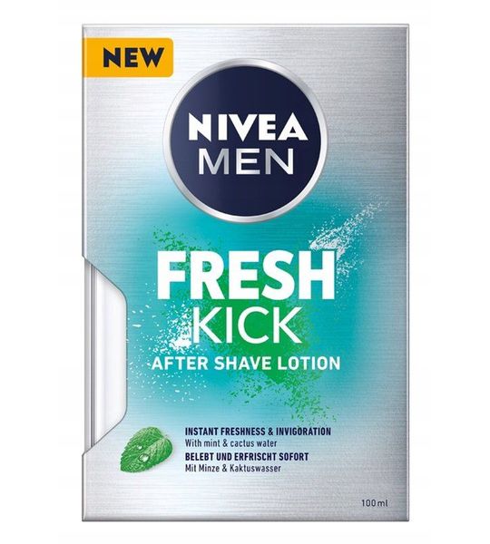Nivea - Fresh Kick Serie - Aftershave - Mint en Cactuswater - Voor Mannen