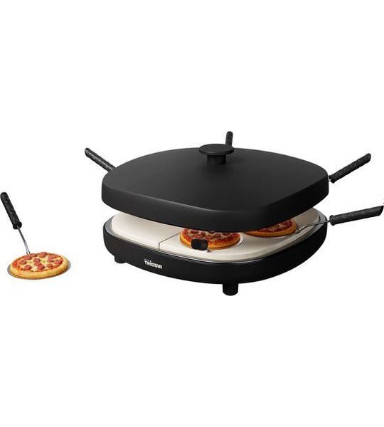 Tristar Pz-9176 Pizza Family 6 Grill Pans Zwart