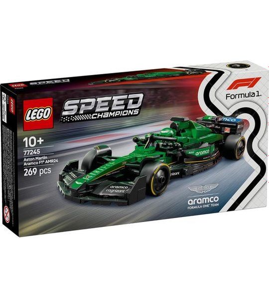 LEGO Speed Champions Aston Martin Aramco F1 AMR24 racewagen Set - 77245