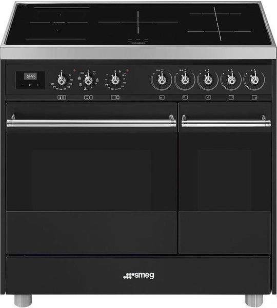 Smeg C92IMAN9 Inductie fornuis Antraciet