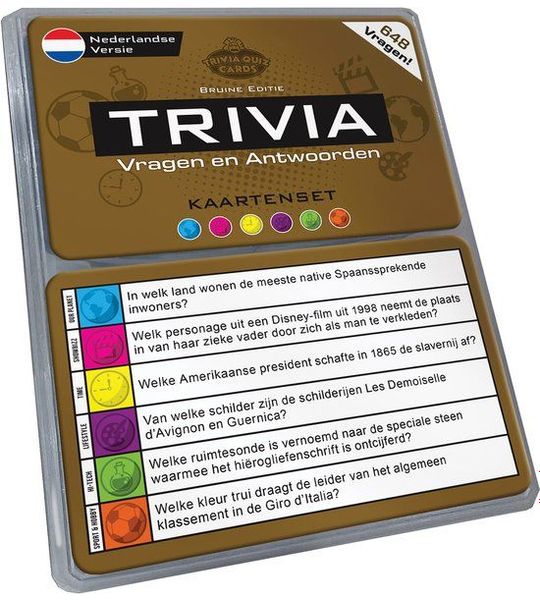 Triviant Vragen Aanvulset, Pubquiz, 648 Vraag en Antwoorden - Versie Bruin