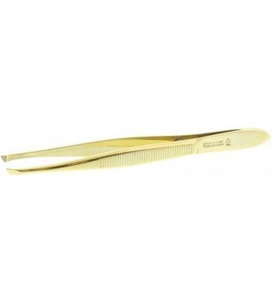 Per stuk Malteser Pincet 9cm 428 / 35 / 9 Gold