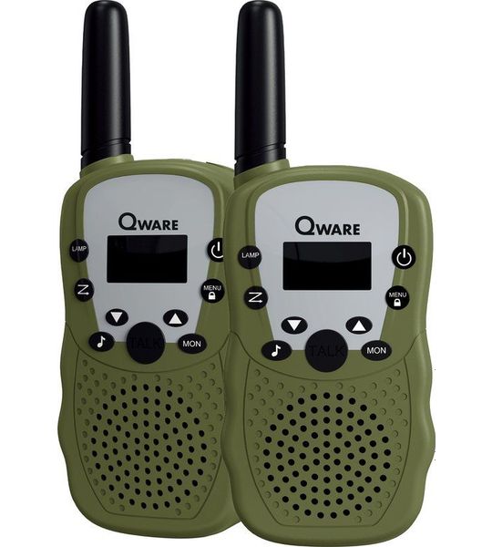 Qware Set Qw Snd-wt335gn Walkie Talkie Legergroen